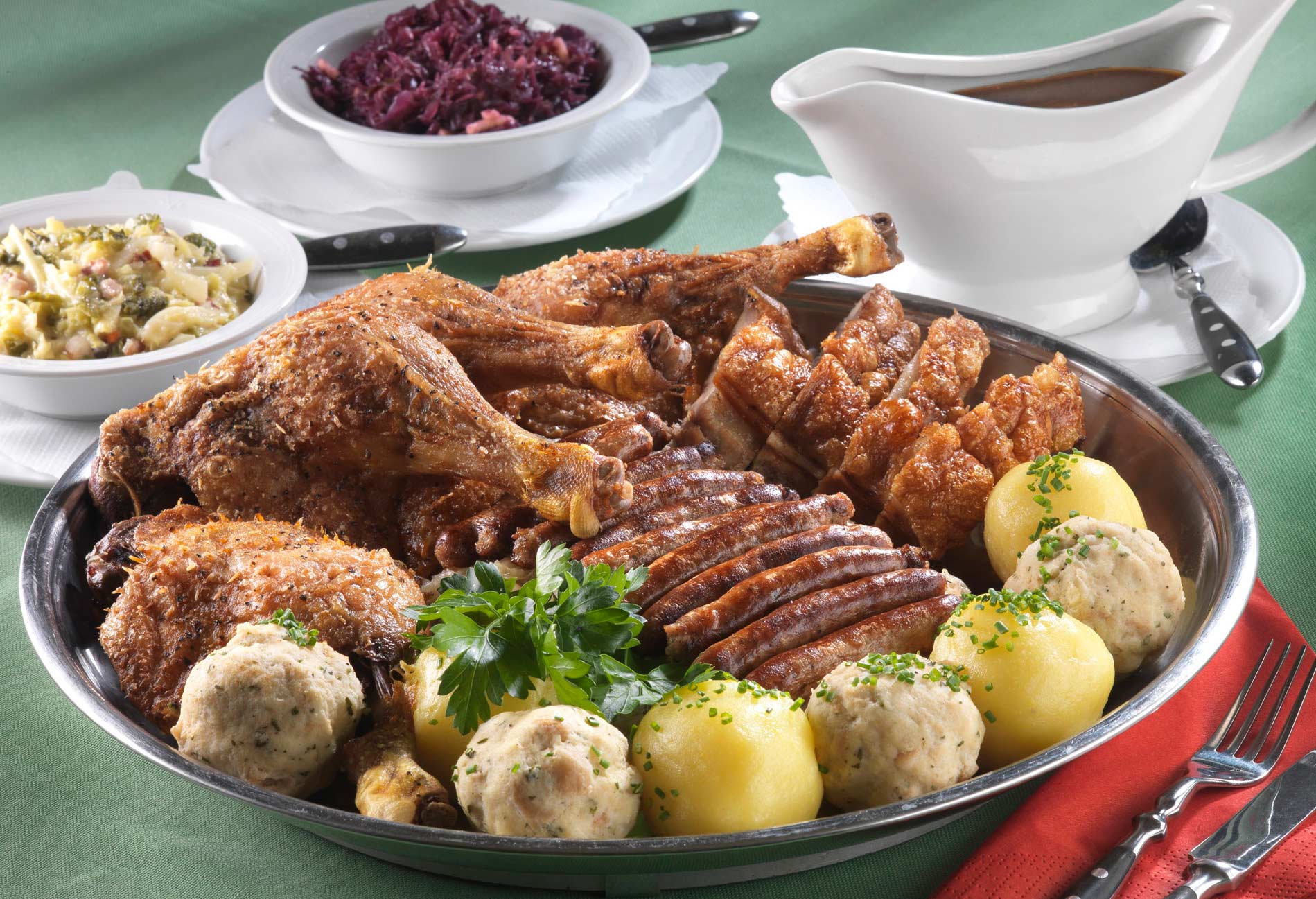 Fränkische Spezialitätenplatte